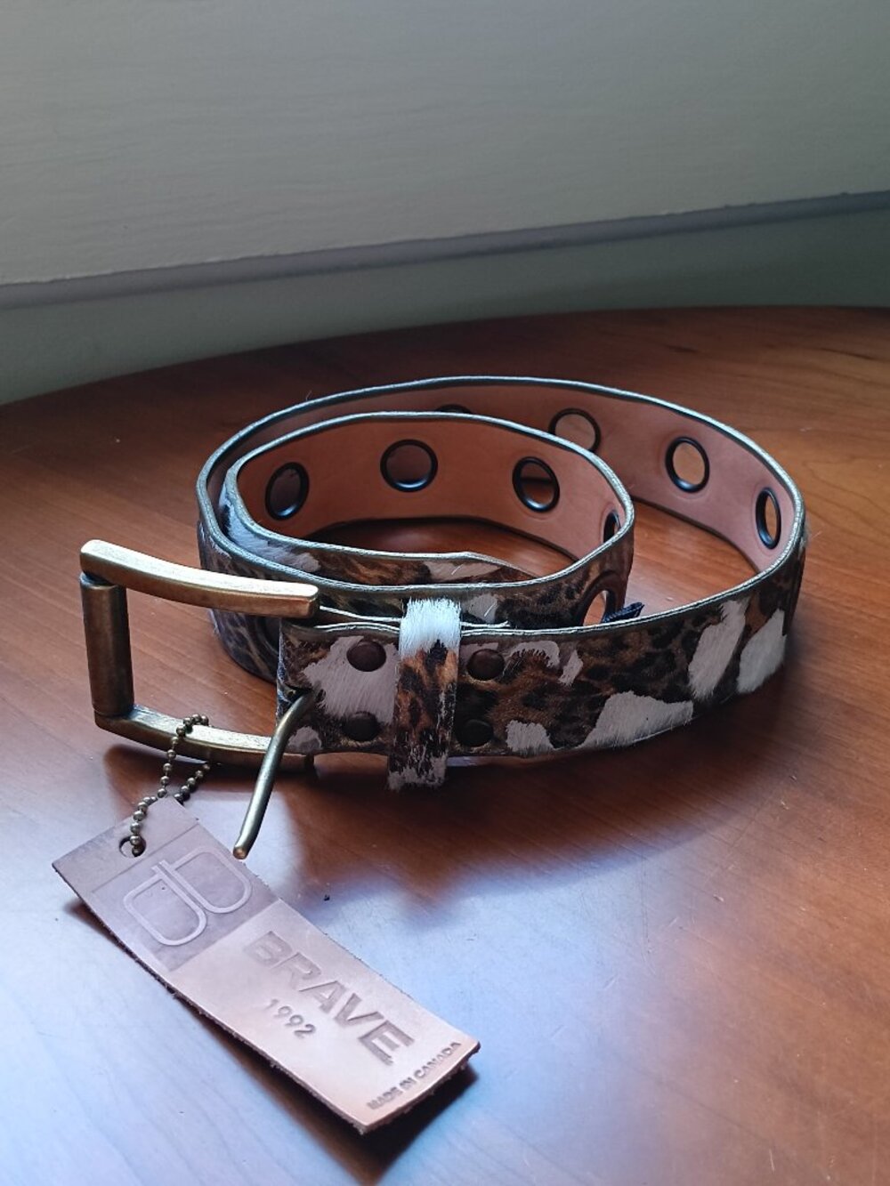 NWT BRAVE Eye of the Tiger Leysa Belt Size 30